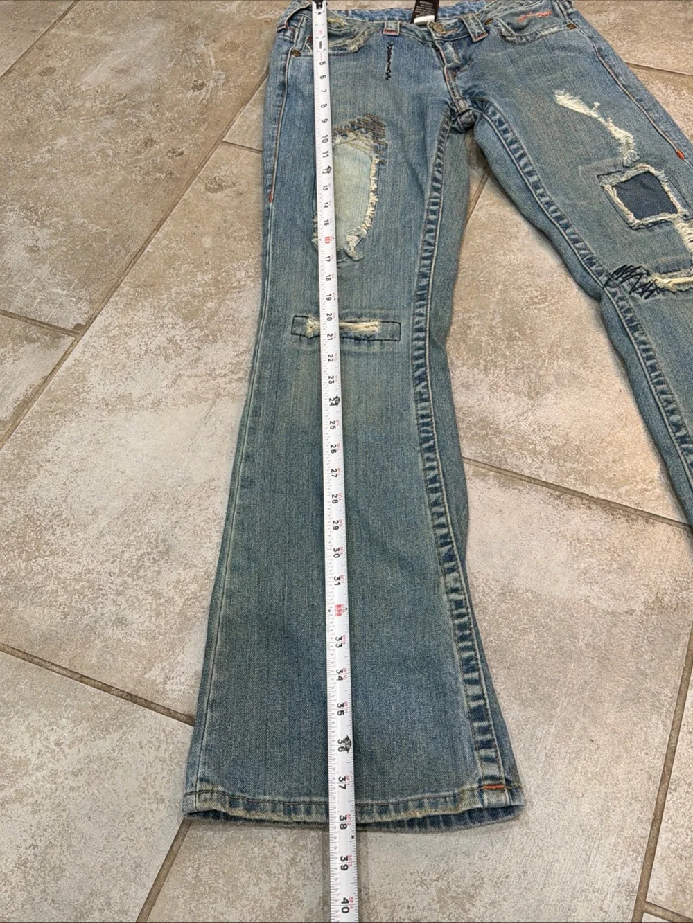 True Religion Festival Jeans Distressed/Vintage 2004 Bobby Berkley Size 28